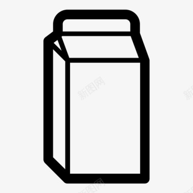 牛奶橙汁乳糖图标图标