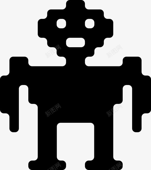 机器人科幻机械图标svg_新图网 https://ixintu.com 人形 外星人 机器 机器人 机械 科幻 科技