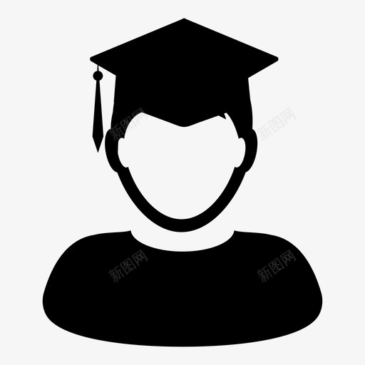 毕业毕业帽学习图标svg_新图网 https://ixintu.com 学习 学校 学生 毕业 毕业帽 灰泥板 男人 老师