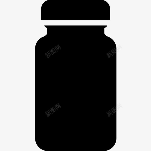 瓶子医生药品图标svg_新图网 https://ixintu.com 医生 处方 瓶子 药丸 药品 药瓶