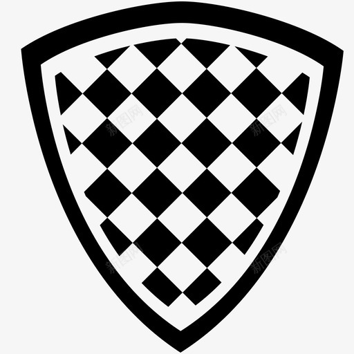 骑士防御盾牌图标svg_新图网 https://ixintu.com 盾牌 防御 骑士 骑士盾牌 骑士防御