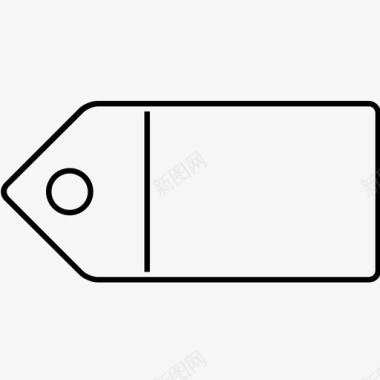 服装标签购物标签销售标签图标图标