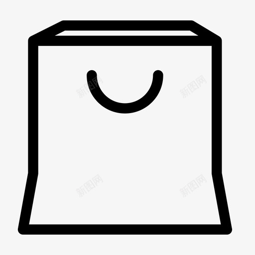 采购产品袋子手提袋手袋图标svg_新图网 https://ixintu.com 商店 手提袋 手袋 简易工具 纸袋 购物 购物袋 采购产品袋子