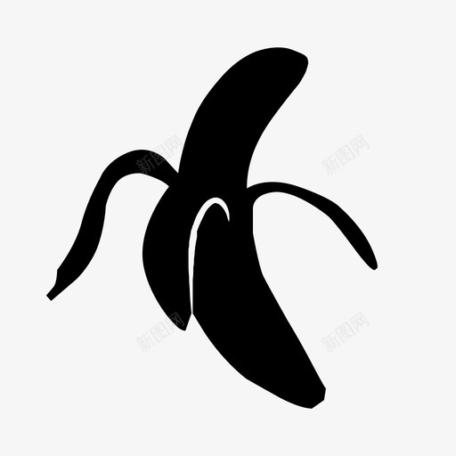 香蕉天然营养图标svg_新图网 https://ixintu.com 健康食品 天然 天然香蕉 营养 香蕉