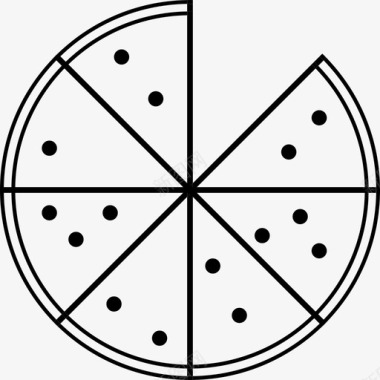 披萨吃饭图标图标