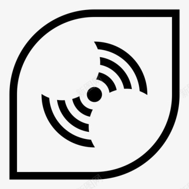 收音机扬声器声音图标图标