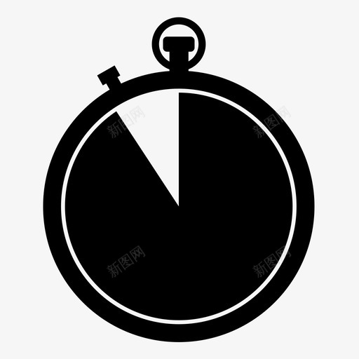 秒表计时器圈计时器图标svg_新图网 https://ixintu.com 圈计时器 秒表 计时 计时器 轨道时间