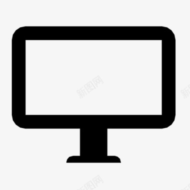 显示器电脑屏幕娱乐图标图标