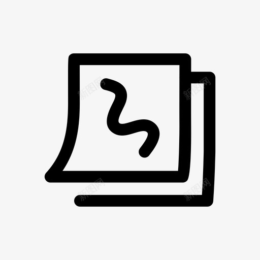 张贴涂鸦图标按小时svg_新图网 https://ixintu.com 图标按小时 张贴 最小 涂鸦 笔记 纸张