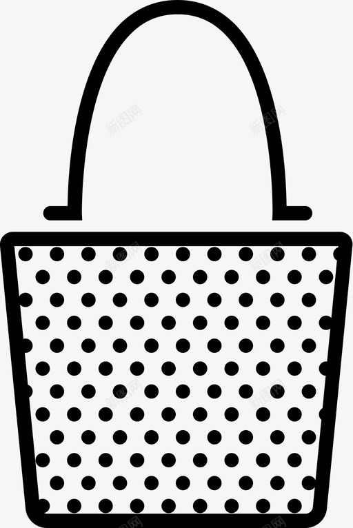 购物袋钱包图案图标svg_新图网 https://ixintu.com 图案 手提包 时尚 购物袋 钱包