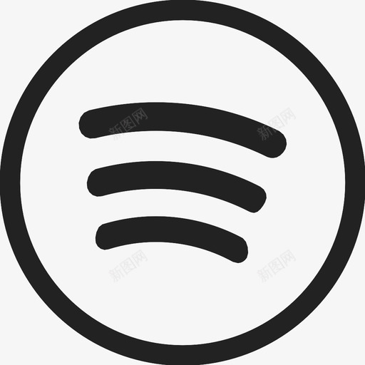 spotify图标svg_新图网 https://ixintu.com spotify