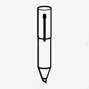 荧光笔铅笔钢笔图标图标