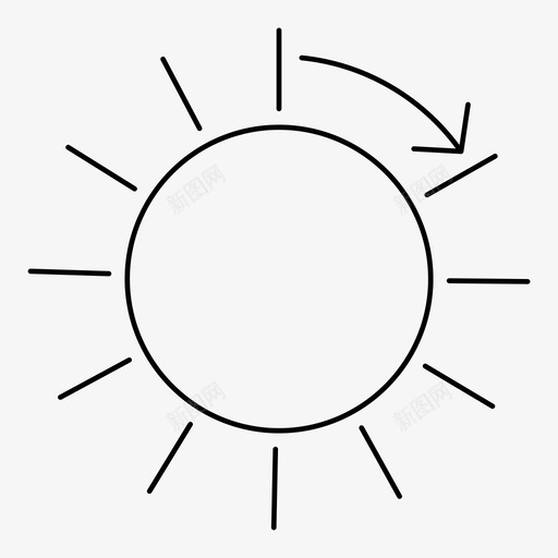 太阳光转太阳定时器图标svg_新图网 https://ixintu.com spf 太阳光 太阳分配 太阳定时 太阳定时器 太阳转向 定时器 晴天 转太阳 阳光