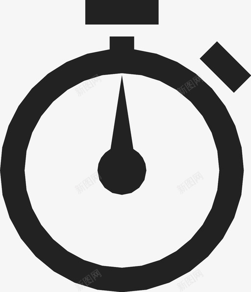 秒表健身计时器图标svg_新图网 https://ixintu.com 健身 圈计时 秒表 计时器 运动 锻炼
