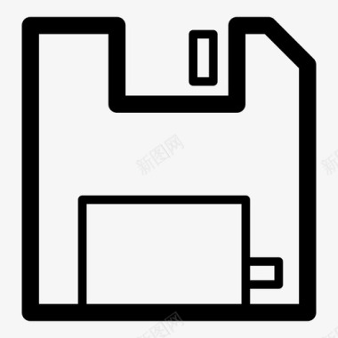 软盘计算机保险箱图标图标