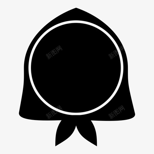 老太太头老人们图标svg_新图网 https://ixintu.com 老人们 老太太头