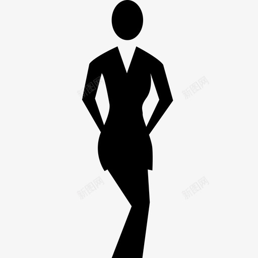 女人人女孩图标svg_新图网 https://ixintu.com 人 剪影 商业 女人 女孩 女性 普通人 高管