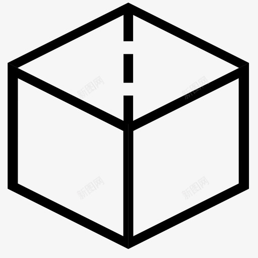 盒子切盒机纸板箱图标svg_新图网 https://ixintu.com 储存 切盒机 盒子 移动 立方体 纸板箱