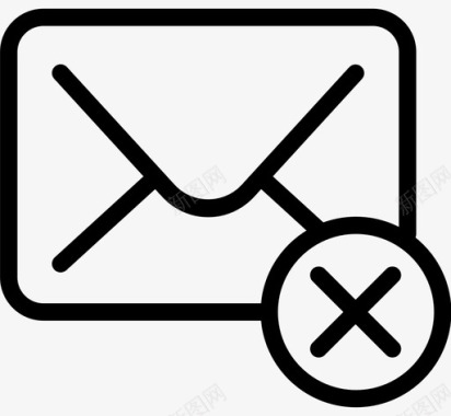 邮件回收站删除邮件图标图标