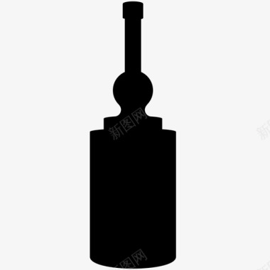 瓶子容器圆筒图标图标