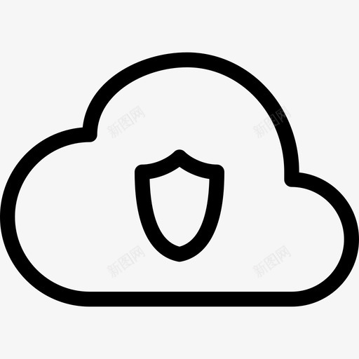 屏蔽存储屏蔽云图标svg_新图网 https://ixintu.com 主机 云存储 互联网 存储 安全 屏蔽 屏蔽云 数据 服务器 网络