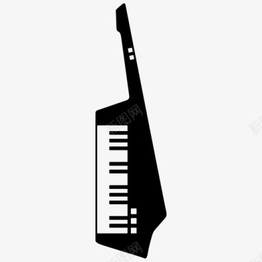 keytar摇滚乐音乐家图标图标