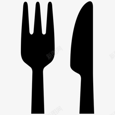 银器餐具食品图标图标