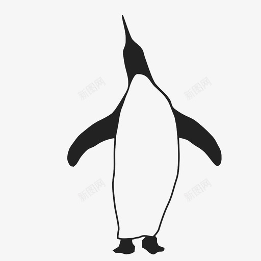 跳舞的企鹅图标svg_新图网 https://ixintu.com 跳舞的企鹅