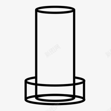 圆筒实验室烧杯实验室测试图标图标