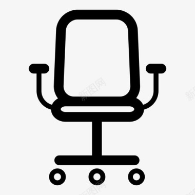 椅子老板舒适图标图标