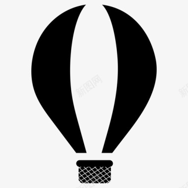热气球热气球飞行热气球旅行图标图标