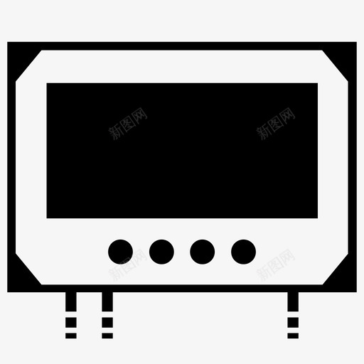 显示器屏幕太阳能板图标svg_新图网 https://ixintu.com 太阳能板 太阳能板显示器 屏幕 显示器 机械显示器