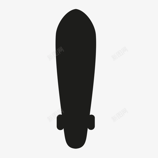 长板动作运动滑板运动图标svg_新图网 https://ixintu.com 交通工具 动作运动 滑板 滑板运动 轮子 长板 骑乘