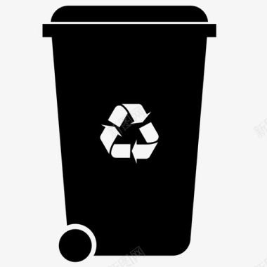 回收垃圾再利用图标图标