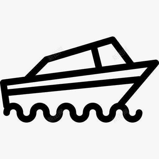 游艇快艇运输图标svg_新图网 https://ixintu.com 形状 快艇 旅行 旅行者 标志 游艇 运输
