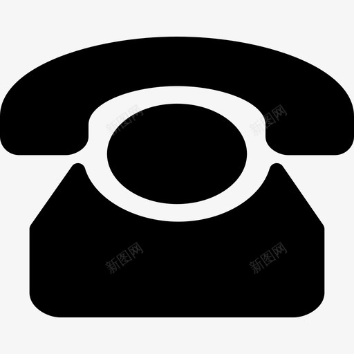 电话形状软件图标svg_新图网 https://ixintu.com 交谈 实心图标 形状 技术 旧手机 桌面应用程序实心 用户界面 电话 说话 软件