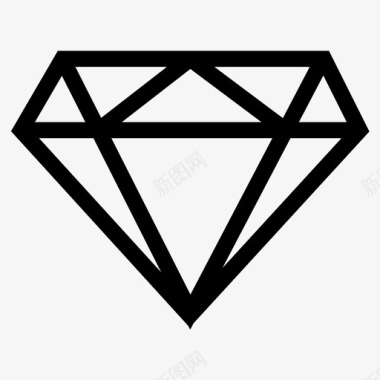 钻石贵重稀有图标图标