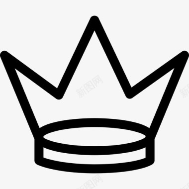皇冠有三个点形状皇冠图标图标