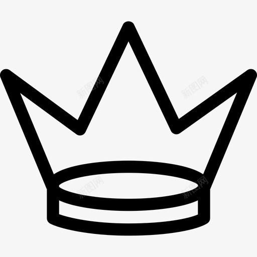 皇冠有三个点形状皇冠图标svg_新图网 https://ixintu.com 形状 皇冠 皇冠有三个点