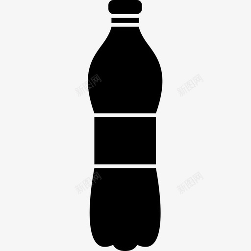 瓶子水苏打水图标svg_新图网 https://ixintu.com 可乐 回收 塑料瓶 容器 水 水瓶 瓶子 苏打水 饮料