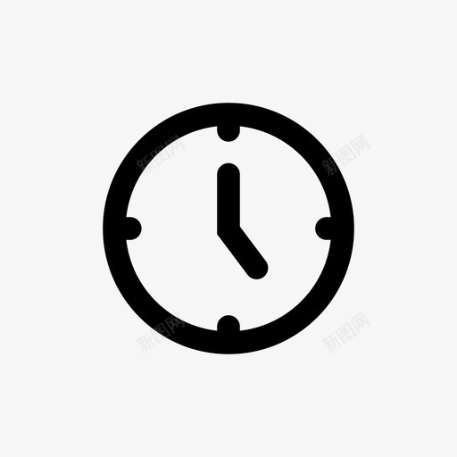 时钟时间营业时间图标svg_新图网 https://ixintu.com 时钟 时间 营业时间
