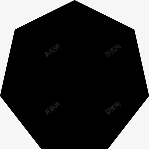 七边形形状几何图标svg_新图网 https://ixintu.com 七边形 几何 形状 物体