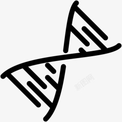 基因形状dna形状科学图标高清图片