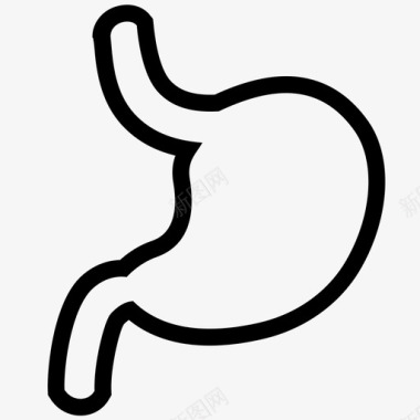 胃器官饥饿图标图标
