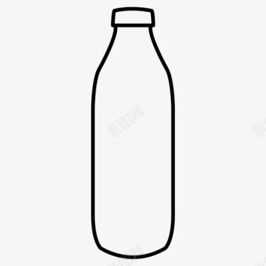 瓶子利乐包装牛奶图标图标