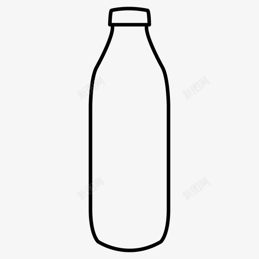 瓶子利乐包装牛奶图标svg_新图网 https://ixintu.com 利乐 利乐包装 早餐 牛奶 瓶子 饮料