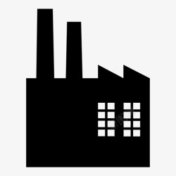 摩门教工业工厂森林图标高清图片