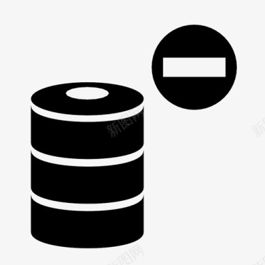 拒绝访问数据库数据服务器数据存储图标图标