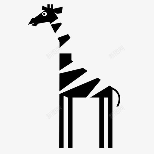 长颈鹿卡通长颈鹿野生图标svg_新图网 https://ixintu.com 动物 卡通长颈鹿 抽象 森林 游戏 狩猎 自然 野生 野生动物 长颈鹿 非洲