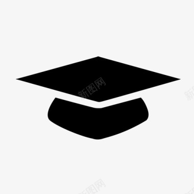 毕业帽帽子砂浆板图标图标